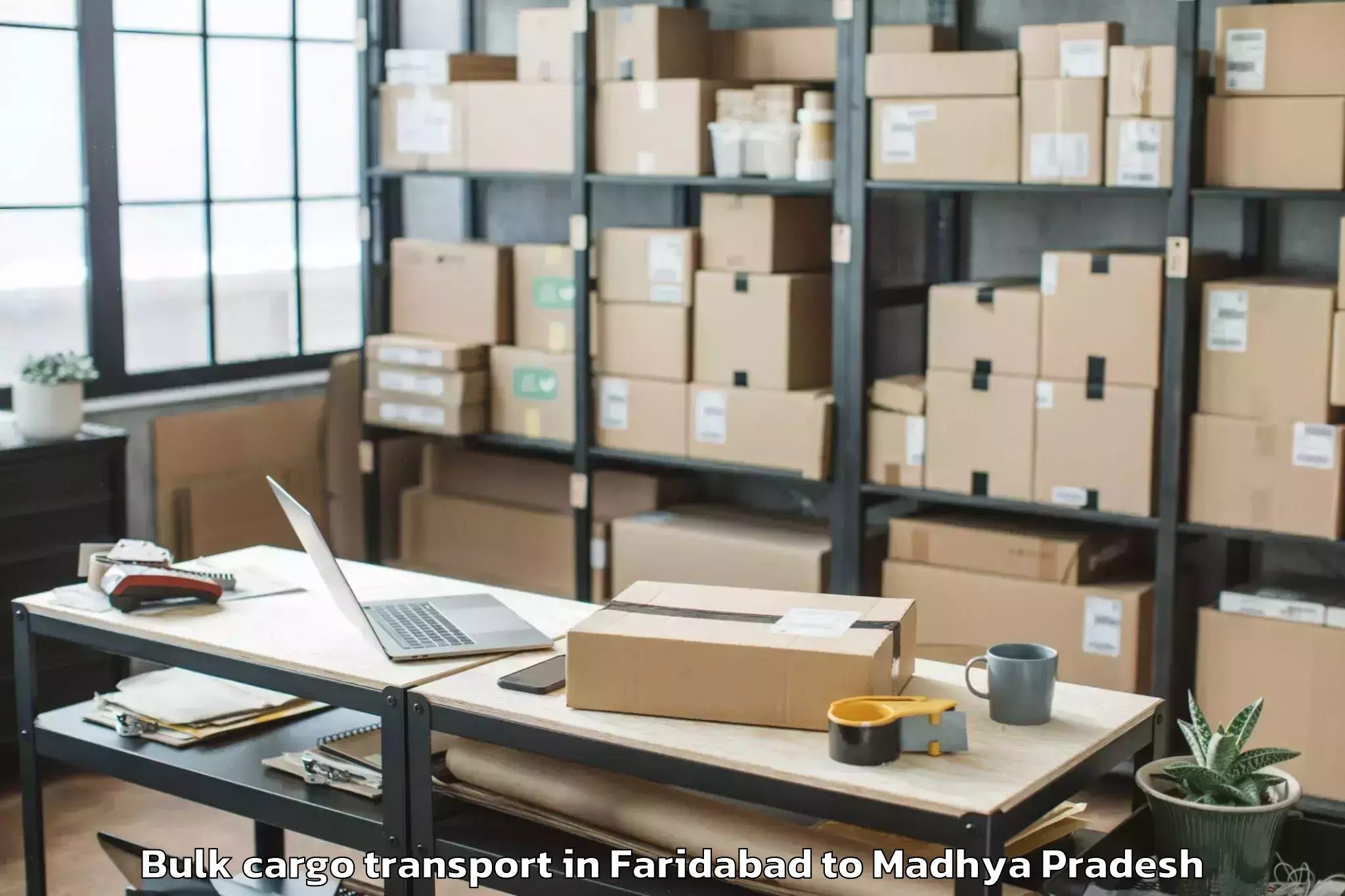 Faridabad to Alot Bulk Cargo Transport Booking